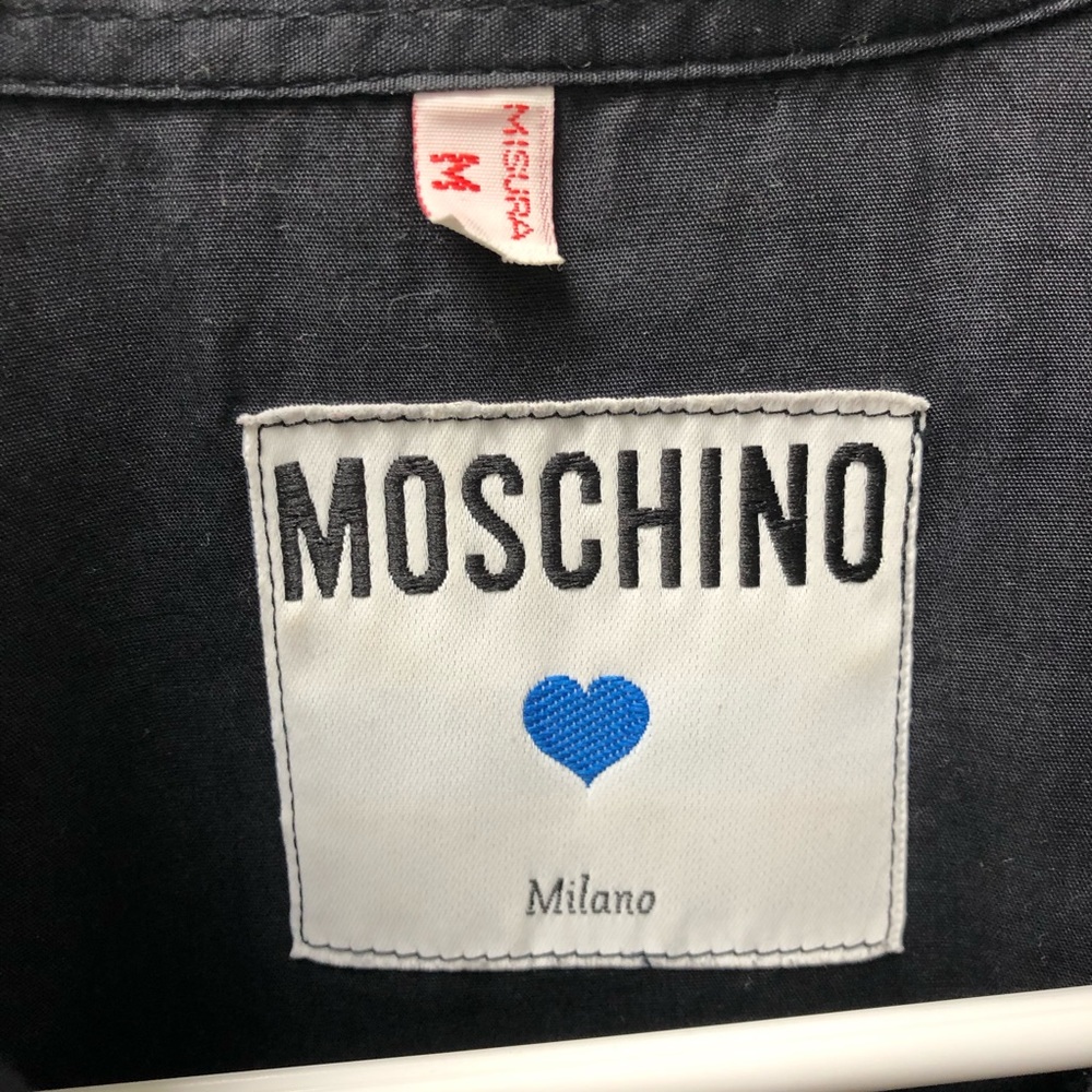 Black Moschino Button-Down With Batwing - Picture 4 of 7